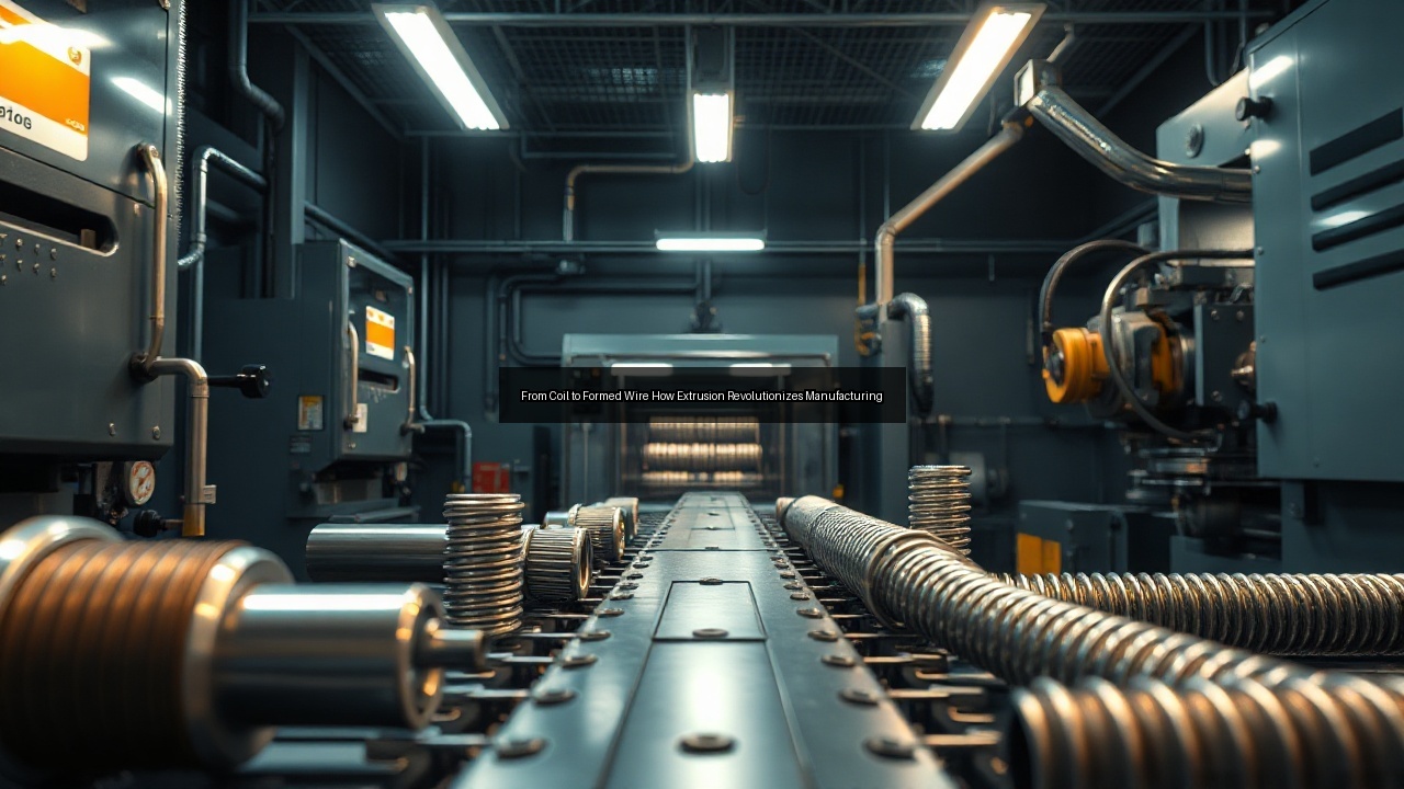 drawing wire forming process extrusion wire forming services wire